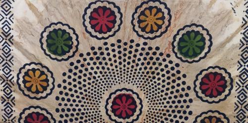 BEDSHEET MEERUT PRINTED 72X100